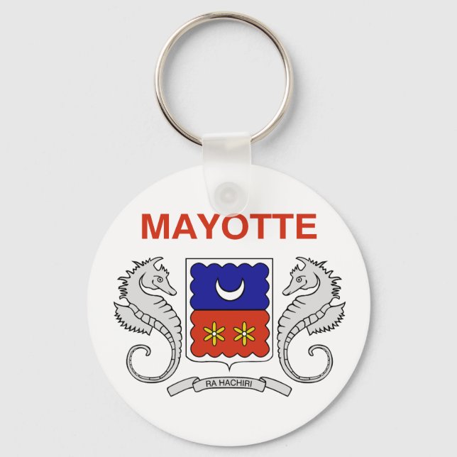 Flag of Mayotte Keychain (Front)