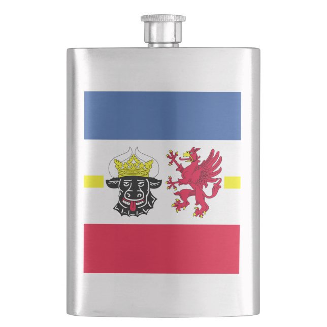 Flag of Mecklenburg-Western Pomerania Flask (Front)