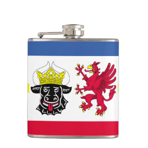 Flag of Mecklenburg-Western Pomerania Hip Flask