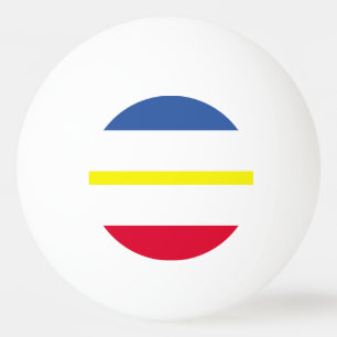 Flag of Mecklenburg-Western Pomerania Ping Pong Ba Ball