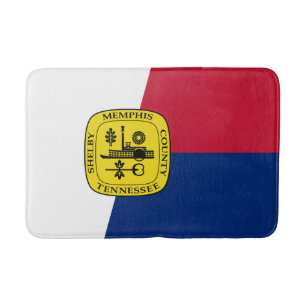 Flag of Memphis, Tennessee Bath Mat