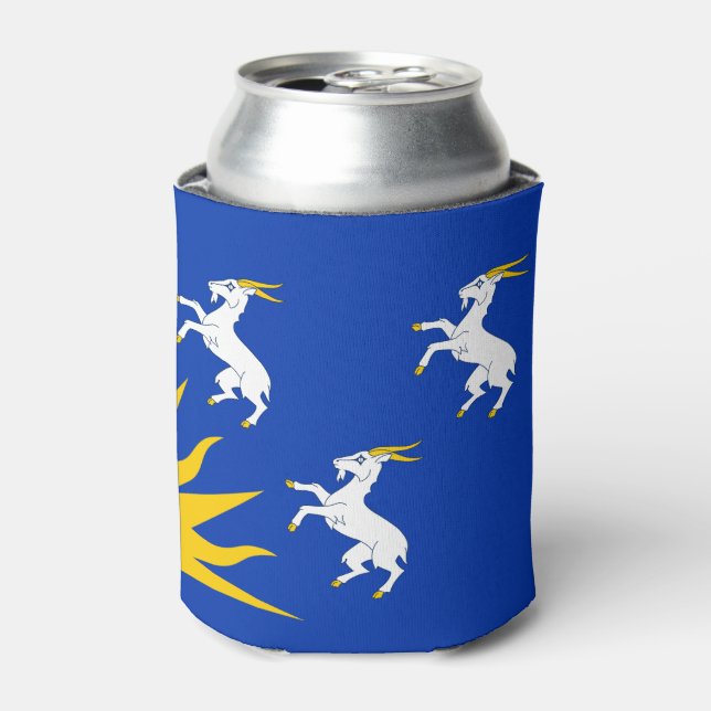 Flag of Merionethshire Can Cooler (Can Front)