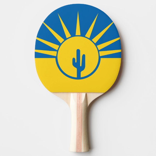 Flag of Mesa, Arizona Ping-Pong Paddle (Front)