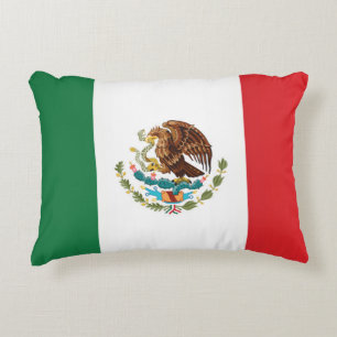 Flag of Mexico Accent Pillow