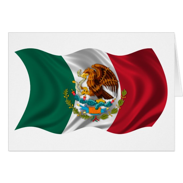 Flag of Mexico, Coat of Arms (Front Horizontal)