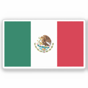 Flag of Mexico custom-cut