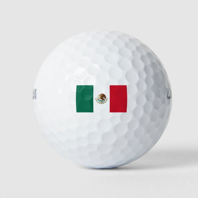 Flag of Mexico Golf Balls (Front)