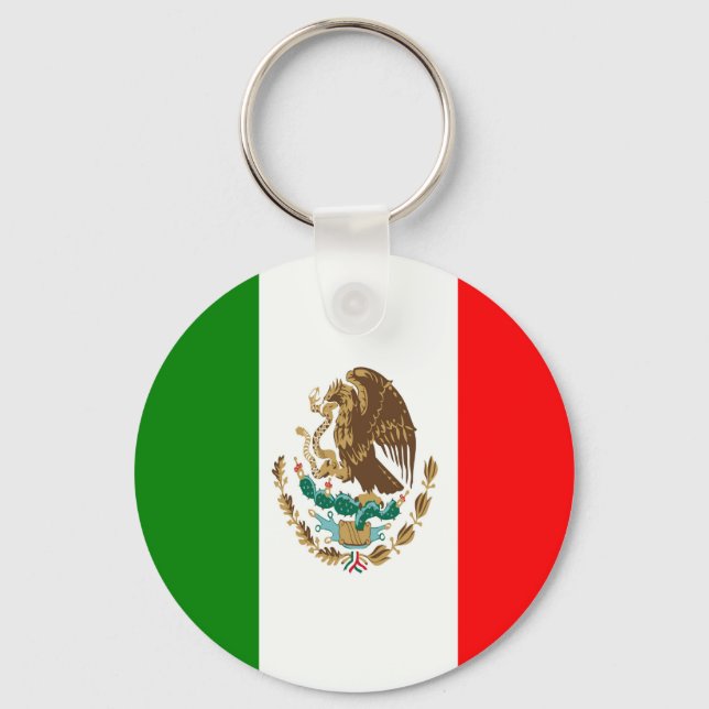 Flag of Mexico Keychain (Front)