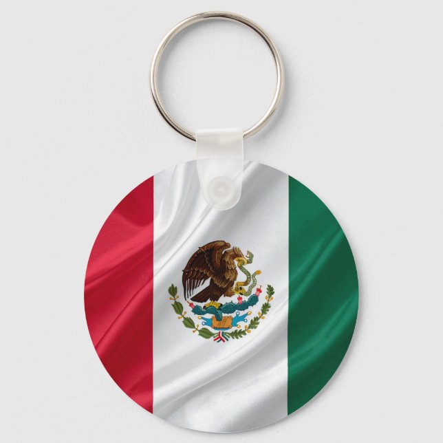 Flag of mexico keychain (Front)