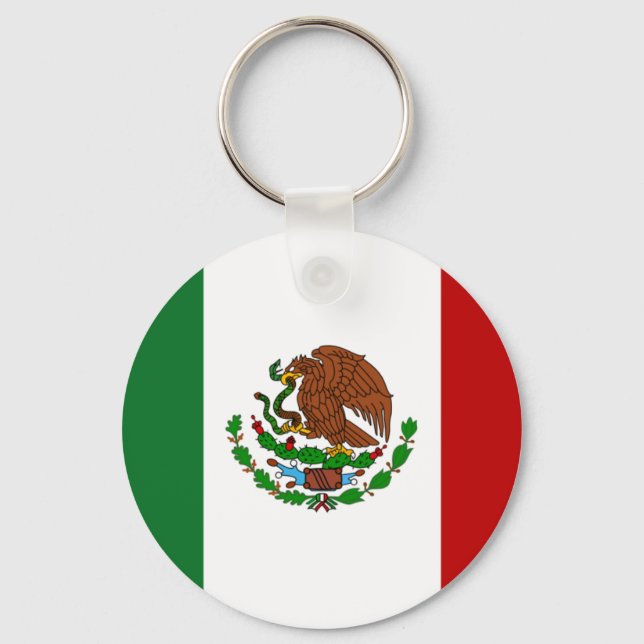 Flag of Mexico Keychain (Front)