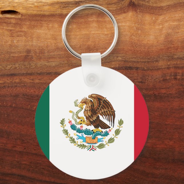 Flag of Mexico Keychain (Front)