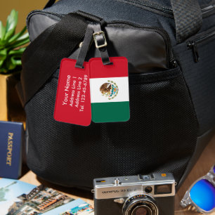 Flag of Mexico Luggage Tag