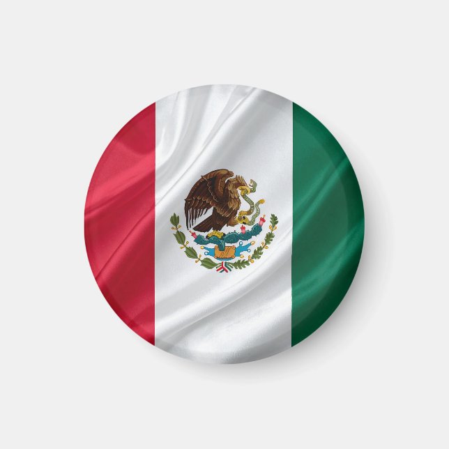 Flag of mexico magnet (Front)