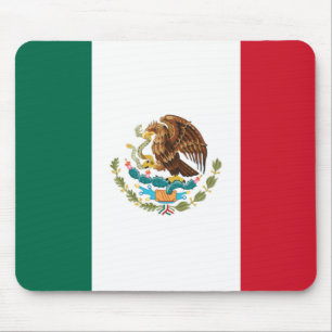 Flag of Mexico Mouse Pad