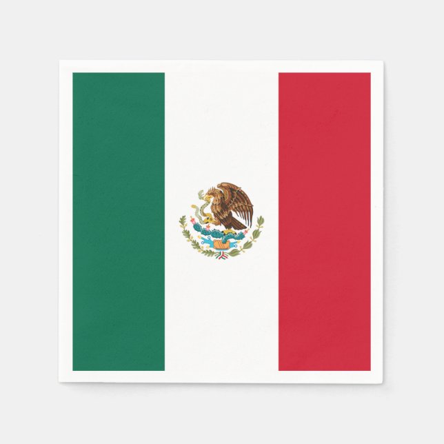 Flag of Mexico Napkin (Front)