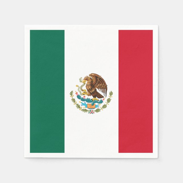 Flag of Mexico Napkin (Front)