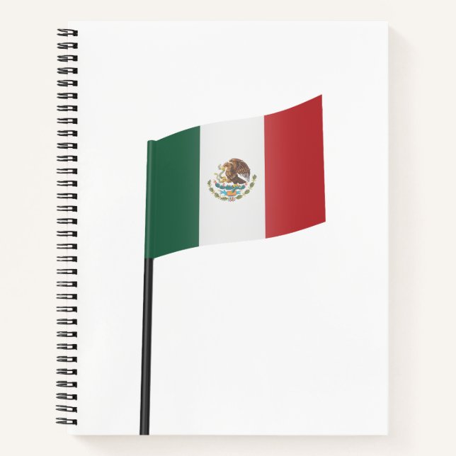 Flag of Mexico Notebook (Front)