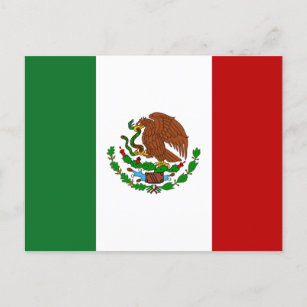 Flag of Mexico Postcard
