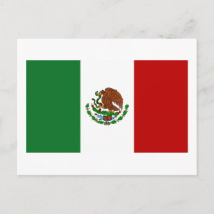 Flag of Mexico Postcard