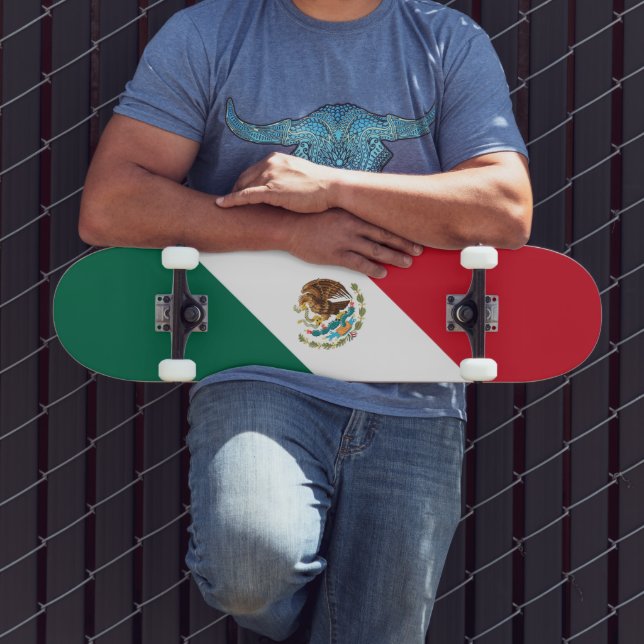 Flag of Mexico Skateboard (Outdoor 3)