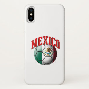 Flag of Mexico Soccer Ball Case-Mate iPhone Case