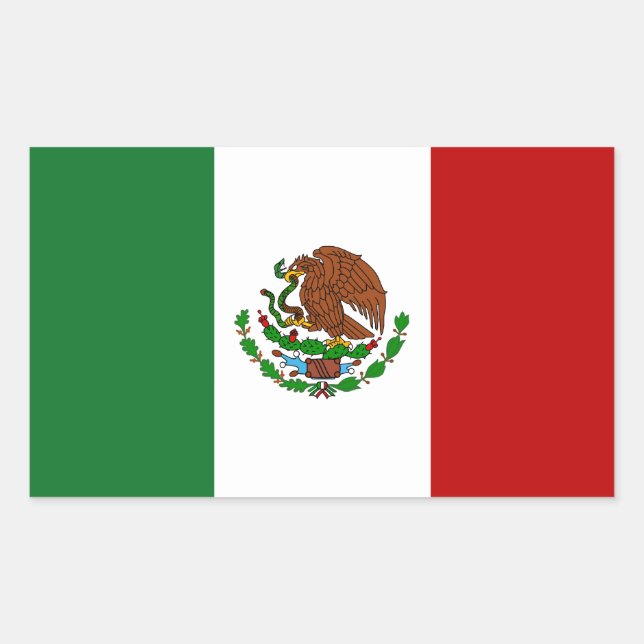 Flag of Mexico Sticker (Front)