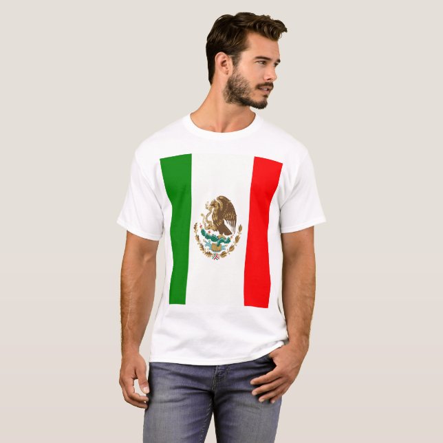 Flag of Mexico T-Shirt (Front Full)
