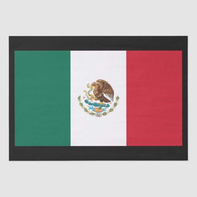Flag of Mexico Tissue Paper (Front)