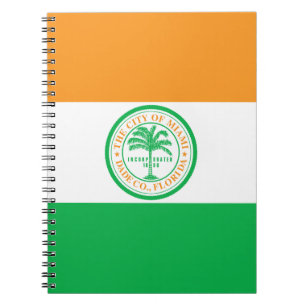 Flag of Miami, Florida Notebook