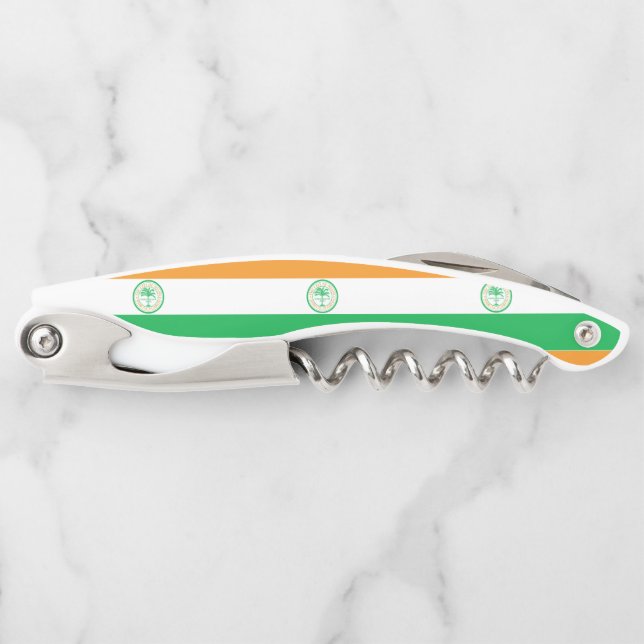 Flag of Miami, Florida Waiter's Corkscrew (Front)