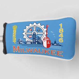 Flag of Milwaukee, Wisconsin Golf Head Cover