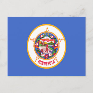 Flag of Minnesota Postcard