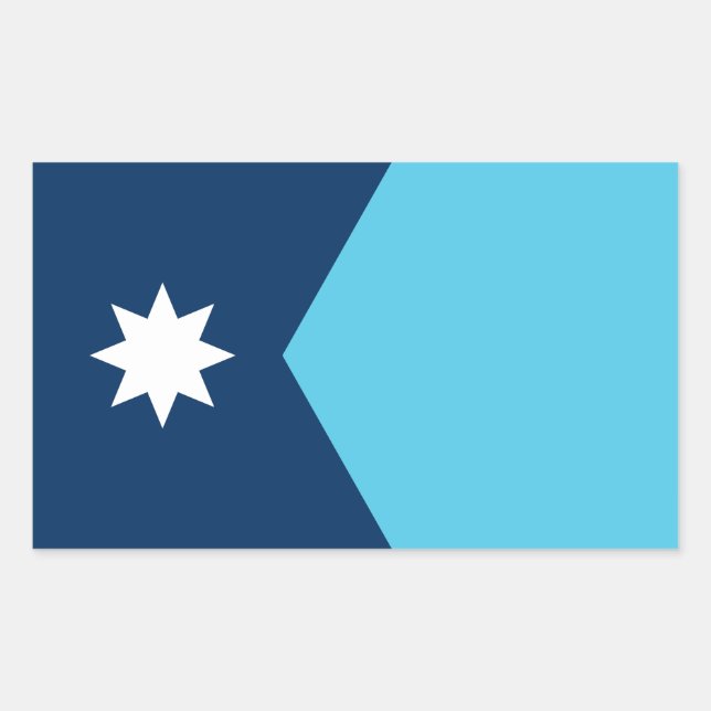 Flag of Minnesota Sticker (Front)