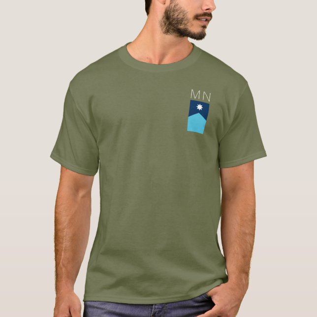 Flag of Minnesota T-Shirt (Front)