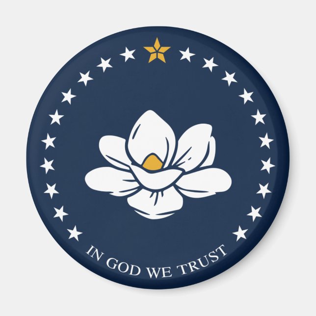 Flag of Mississippi (2020) Magnet (Front)