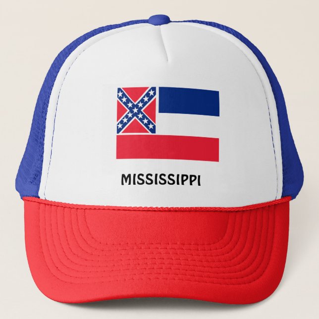 Flag of Mississippi Trucker Hat (Front)
