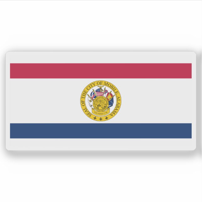 Flag of Mobile, Alabama, USA (Front)