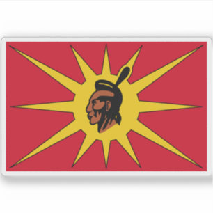 Flag of Mohawk Warrior Society (Rotisken’rakéhte)