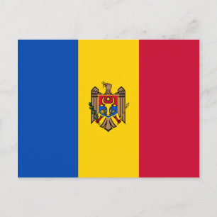 Flag of Moldova Postcard