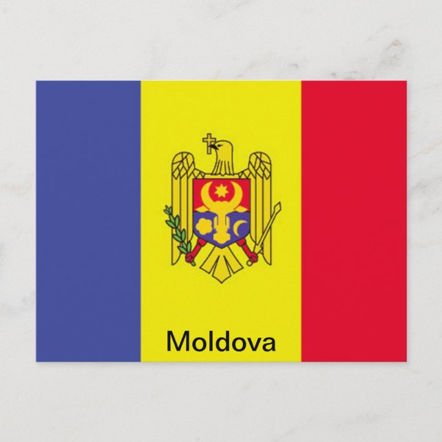 Flag of Moldova Postcard (Front)