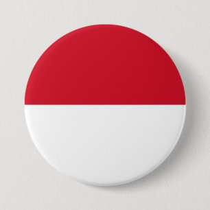 Flag of Monaco 3 Inch Round Button