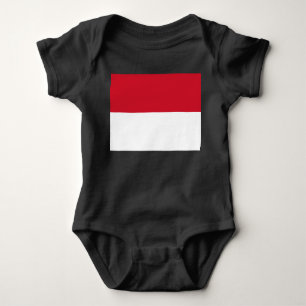 Flag of Monaco Baby Bodysuit