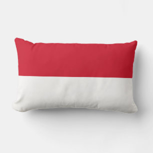 Flag of Monaco Lumbar Pillow