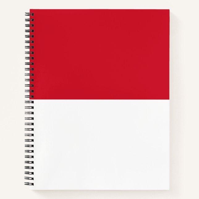 Flag of Monaco Notebook (Front)
