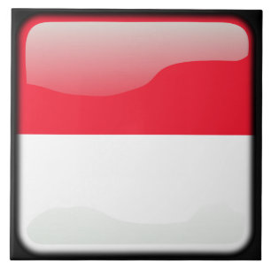 Flag of Monaco Tile