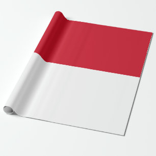 Flag of Monaco Wrapping Paper