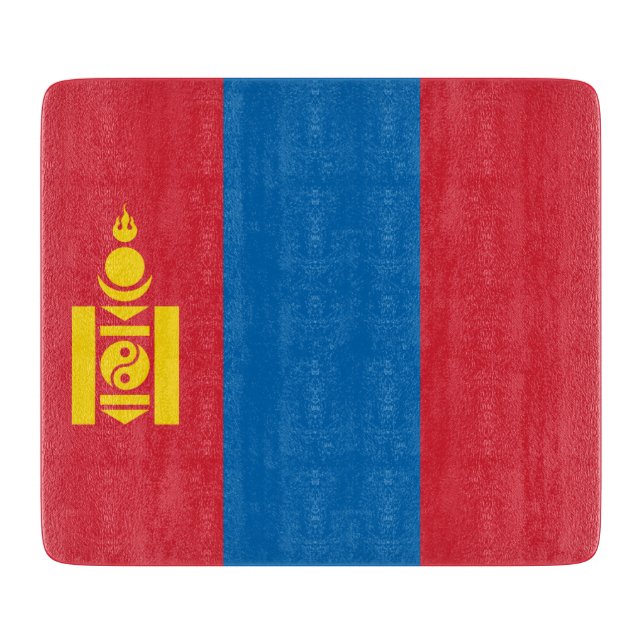 Flag of Mongolia Cutting Board (Front)