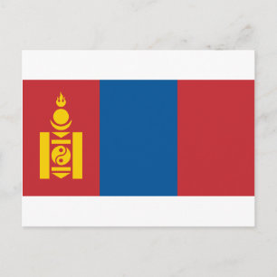 Flag_of_Mongolia Postcard