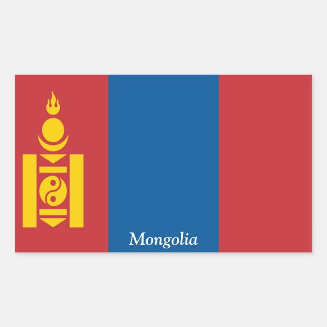 Flag of Mongolia Sticker (Front)