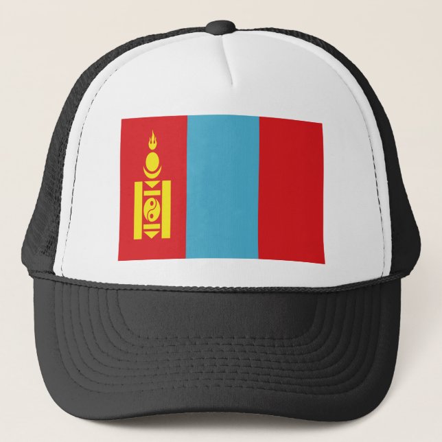 Flag of Mongolia Trucker Hat (Front)
